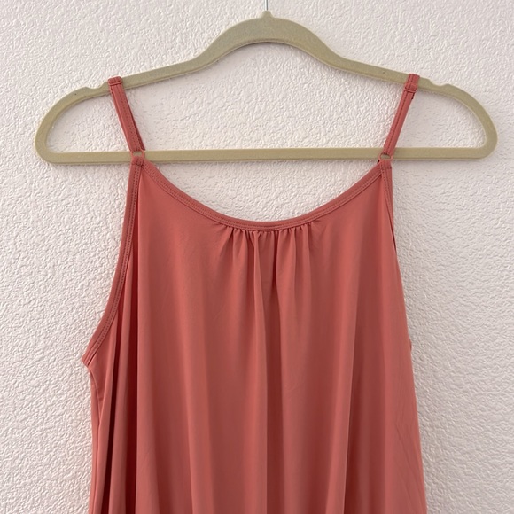 ZENANA • Women’s Coral Pink Romper Spaghetti Strap with Pockets - Picture 5 of 6